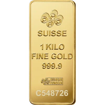 Lady Fortuna™ Gold Minted Bar - 1 KG