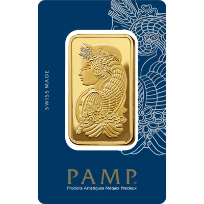 Lady Fortuna™ Gold Minted Bar - 100g