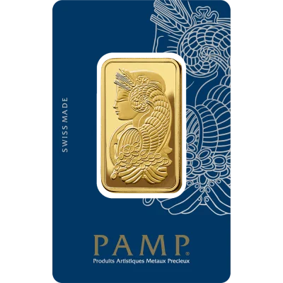 Lady Fortuna™ Gold Minted Bar - 1 oz