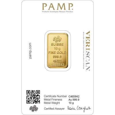 Lady Fortuna™ Gold Minted Bar - 10g