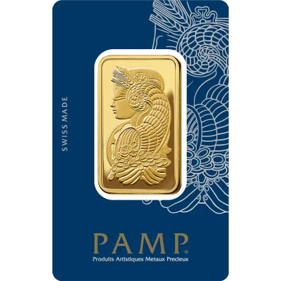 Lady Fortuna™ Gold Minted Bar - 3 Tolas