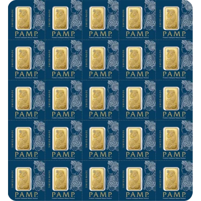 Lady Fortuna™ Gold Minted Bar - MULTIGRAM+25