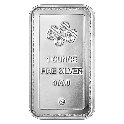 PAMP Silver Minted Bar - 1oz