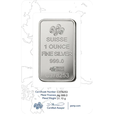 Lady Fortuna™ Silver Minted Bar - 1oz