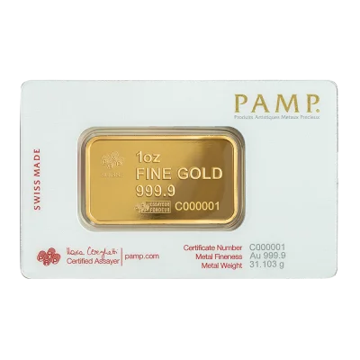 America the Free; Statue of Liberty Gold Minted Bar - 1oz