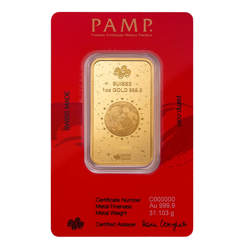 2025 Lunar Year of the Snake - Legend of the White Snake 1oz Gold Bar