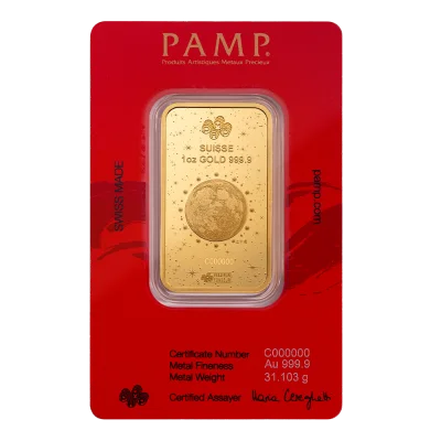 2025 Lunar Year of the Snake - Legend of the White Snake 1oz Gold Bar