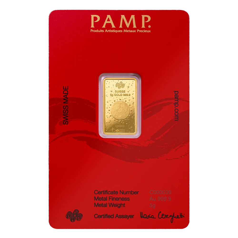2025 Lunar Year of the Snake - Legend of the White Snake 5g Gold Bar