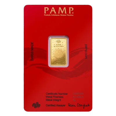 2025 Lunar Year of the Snake - Legend of the White Snake 5g Gold Bar