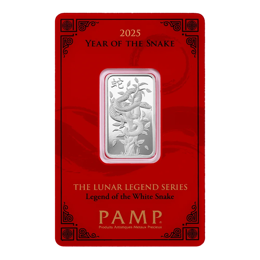 2025 Lunar Year of the Snake - Legend of the White Snake 10g Silver Bar