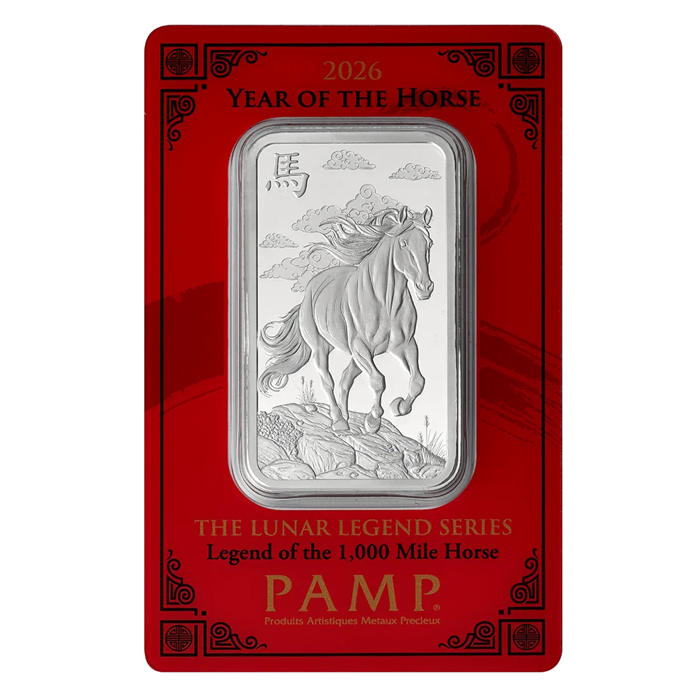 Lunar Legends 2026 Year of the Horse 1oz Silver Bar