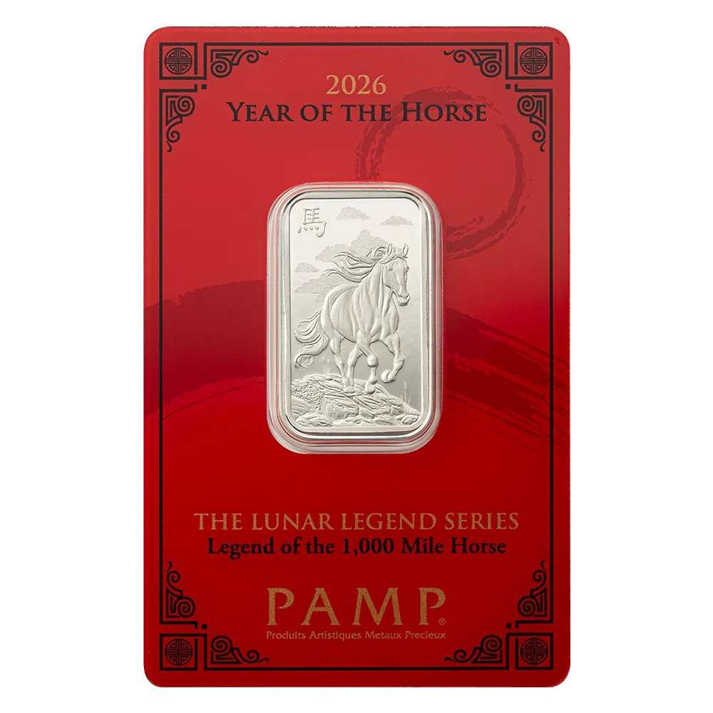 Lunar Legends 2026 Year of the Horse 10g Silver Bar