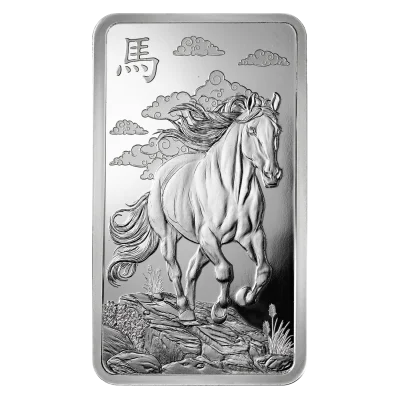 Lunar Legends - 1,000 Mile Horse 10oz Silver Bar