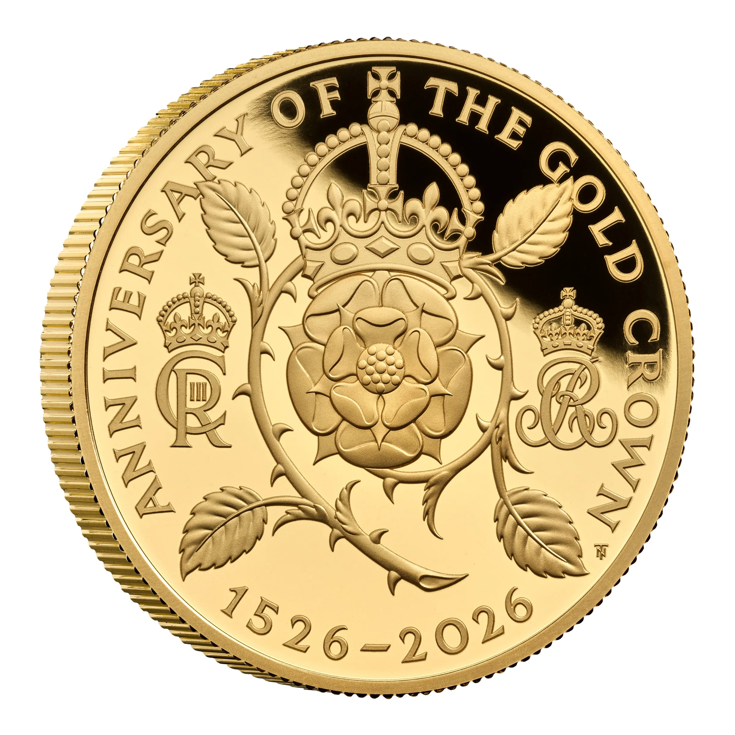 500 Years of the Crown 2026 UK £5 Gold Proof Coin