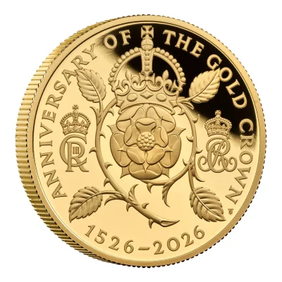 500 Years of the Crown 2026 UK £5 Gold Proof Coin