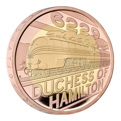 Duchess of Hamilton 2026 UK £2 Gold Proof Coin