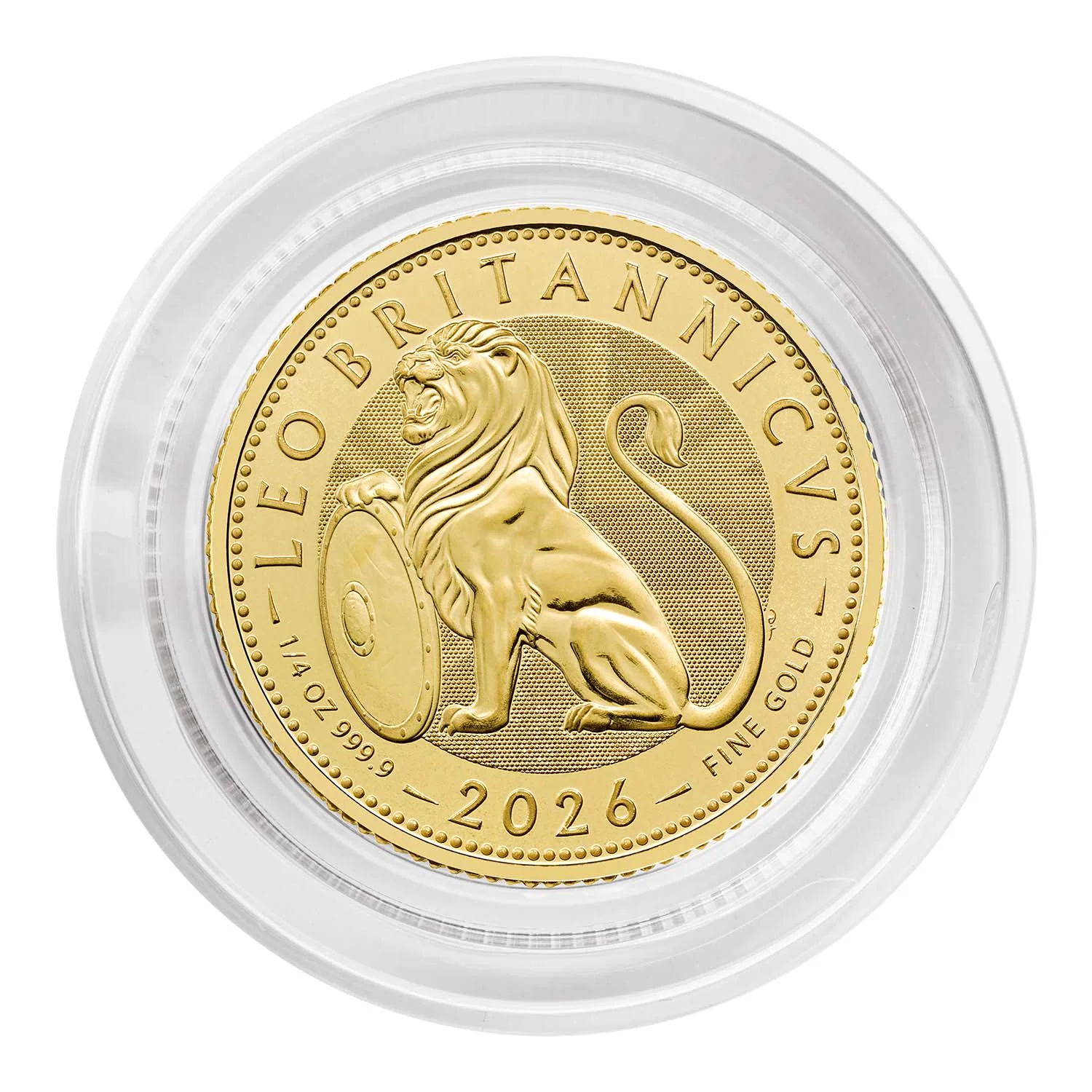 The British Lion 2026 1/4oz Gold Bullion Coin