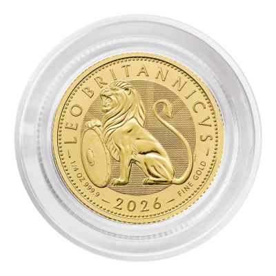 The British Lion 2026 1/4oz Gold Bullion Coin