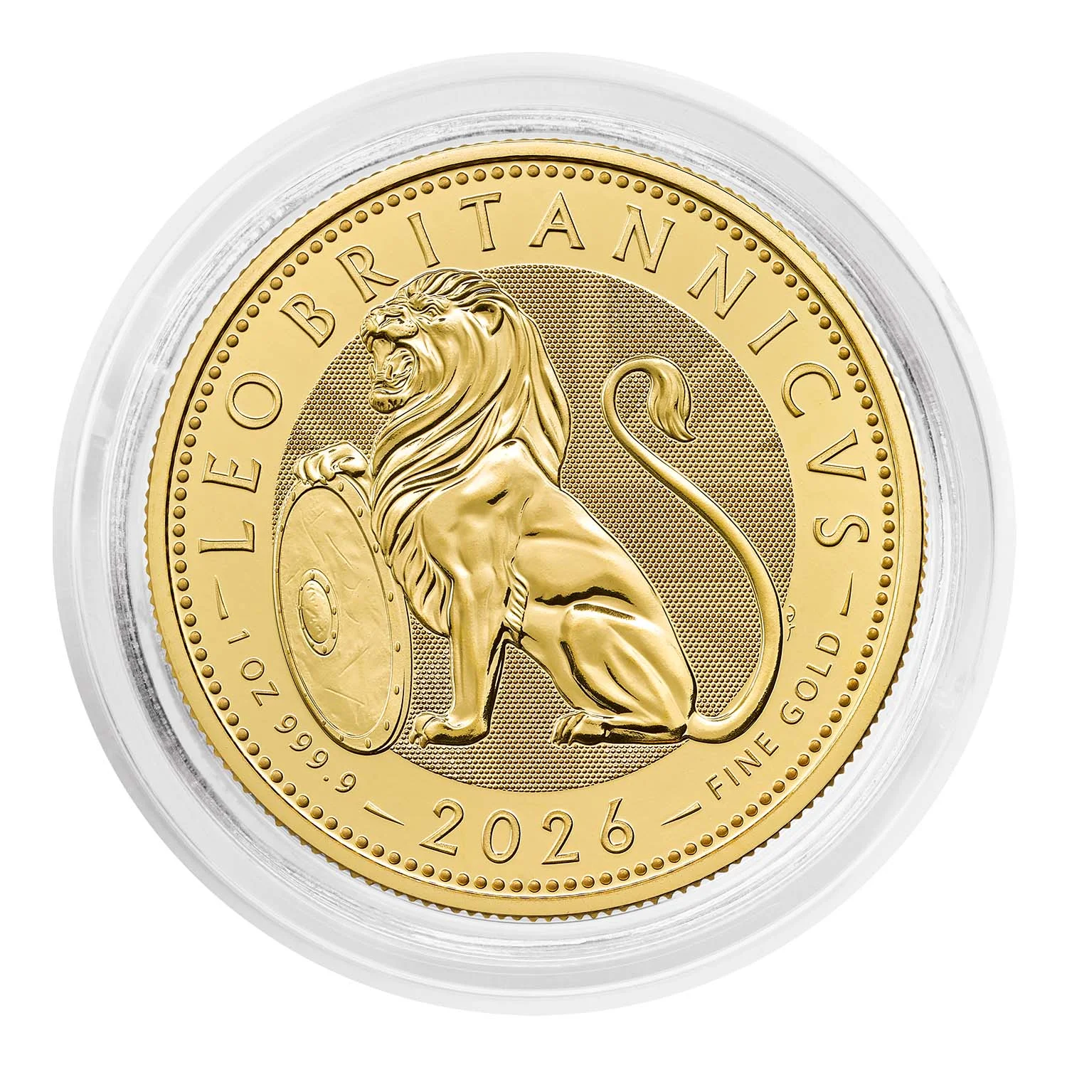 The British Lion 2026 1oz Gold Bullion Coin